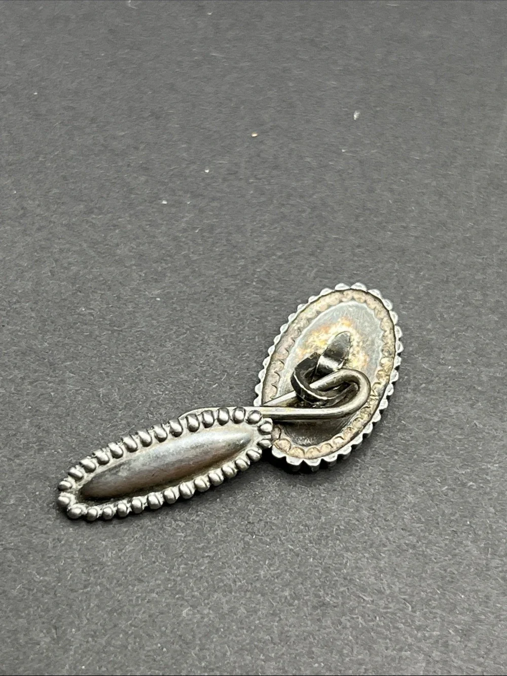 Vintage sterling silver enamel butterfly cufflinks marked Sterling and tested
